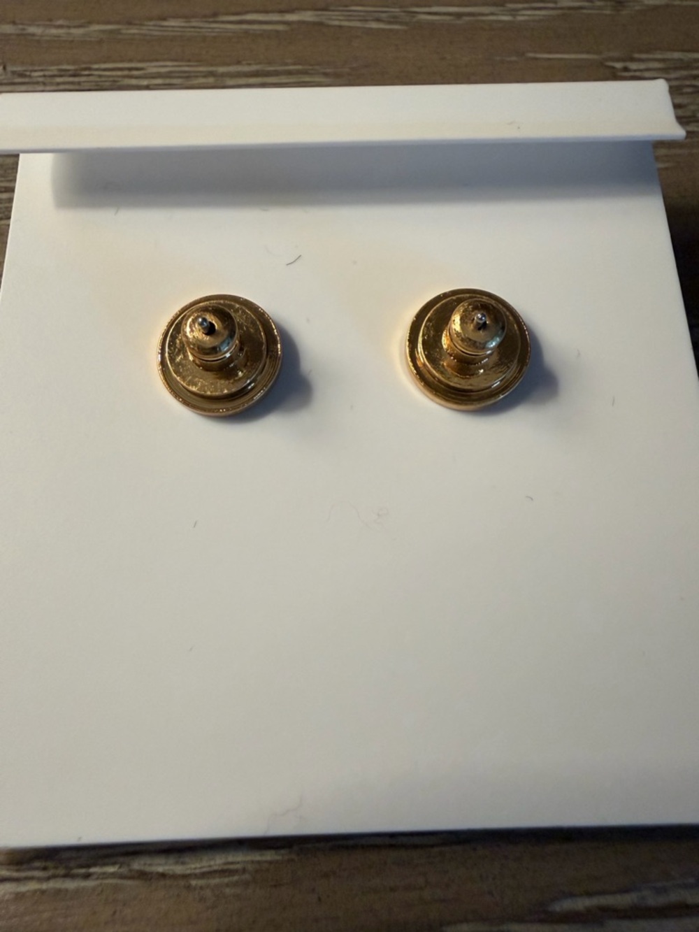 Tory Burch - Gold-Tone Logo & Crystal Drop Earrings - Picture 2 of 3
